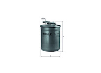palivovy filtr MAHLE ORIGINAL KL 494