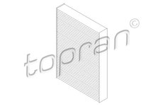 Filtr, vzduch v interiéru TOPRAN 700 130