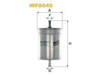 palivovy filtr WIX FILTERS WF8040