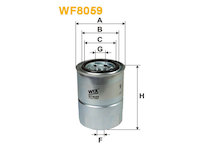palivovy filtr WIX FILTERS WF8059