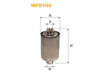 palivovy filtr WIX FILTERS WF8160