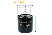 Filtr, pracovní hydraulika WIX FILTERS WL7143