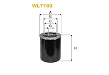 Olejový filtr WIX FILTERS WL7160