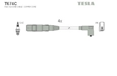 Sada kabelů pro zapalování TESLA T674C