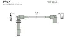 Sada kabelů pro zapalování TESLA T778C