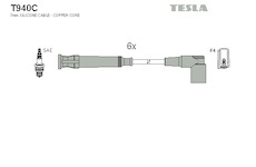 Sada kabelů pro zapalování TESLA T940C