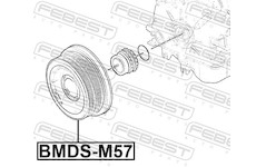 remenice, klikovy hridel FEBEST BMDS-M57